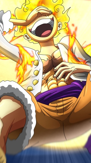 Monkey D. Luffy in Gear 5 from One Piece