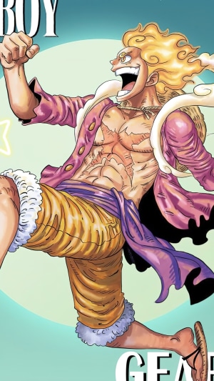 Monkey D. Luffy from One Piece in Gear 5