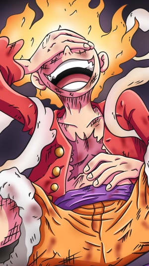 Monkey D. Luffy in Gear 5 from One Piece