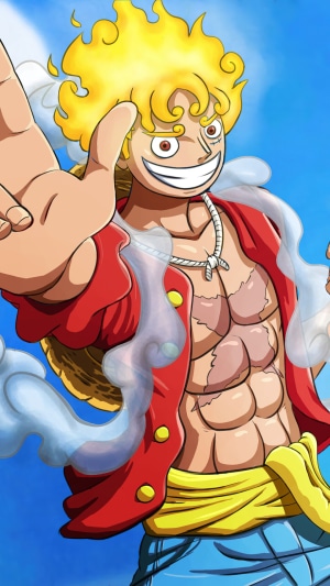 Monkey D. Luffy from One Piece in Gear 5