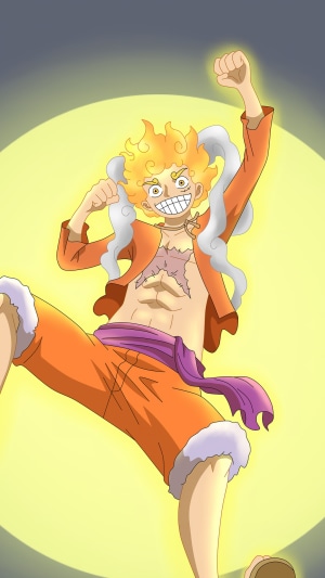 Monkey D. Luffy from One Piece in Gear 5