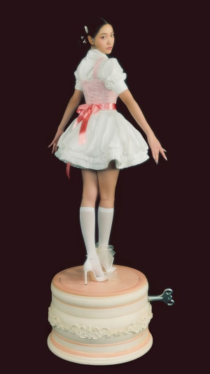 Yeri from Red Velvet as a music box doll