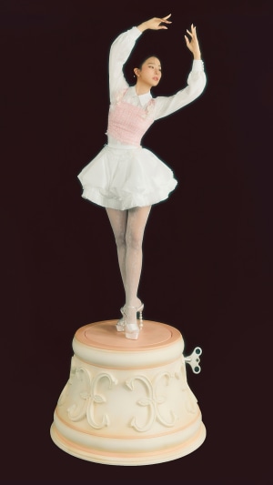 Seulgi from Red Velvet as a music box ballerina