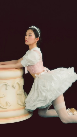 Irene from Red Velvet in a ballet outfit