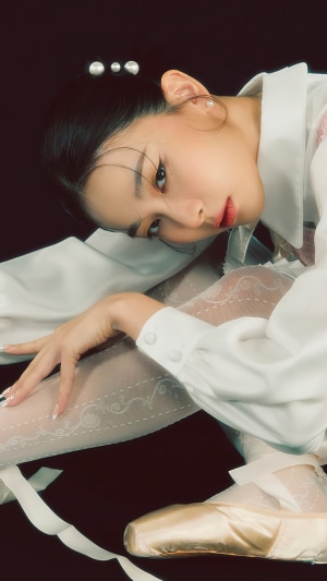 Seulgi from Red Velvet in ballet attire