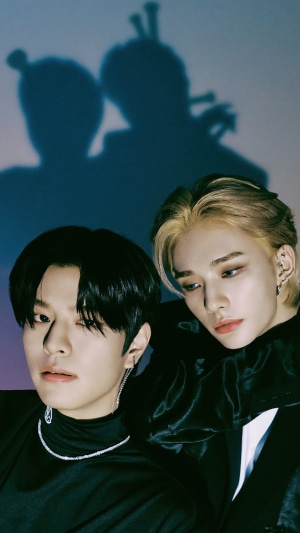 Stray Kids Hyunjin and Seungmin