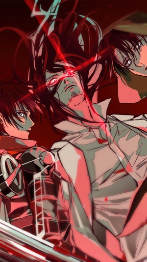 Eren Yeager and Levi Ackerman from Attack on Titan