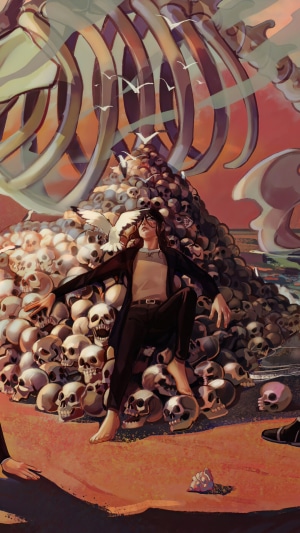 Eren Yeager with Founding Titan Bones in Attack
