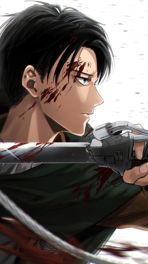 Levi Ackerman, Attack on Titan, Shingeki no Kyojin Phone HD Wallpaper