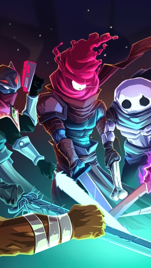 Dead Cells characters with swords