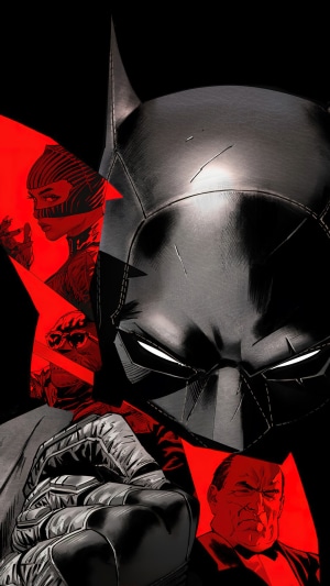The Batman 2022 Characters Collage