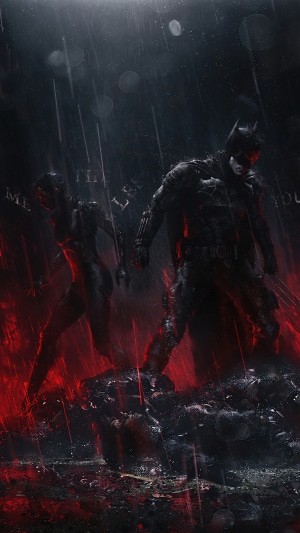 Batman and Catwoman in The Batman (2022)
