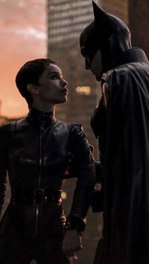 Batman and Catwoman from The Batman (2022)