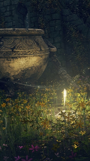 Elden Ring Pot and Flowers