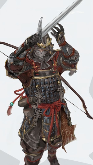 Samurai warrior from Elden Ring