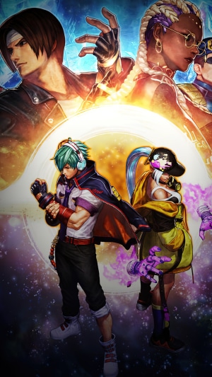 The King of Fighters XV characters Kyo Kusanagi, Iori Yagami, and others