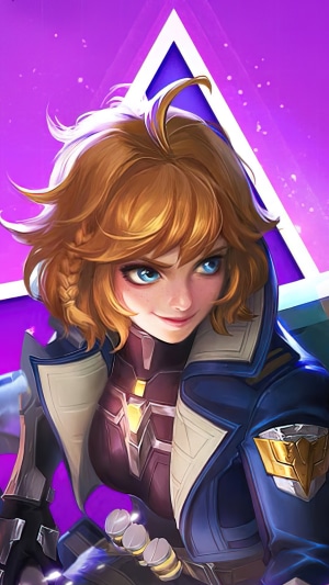 beatrix, space agent, skin, mobile legends, game, mlbb, 4k, HD