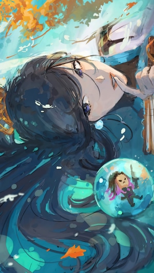 Sage from Valorant in a bubble
