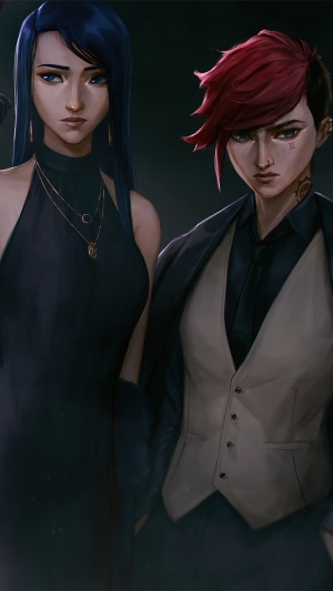 Caitlyn and Vi from Arcane