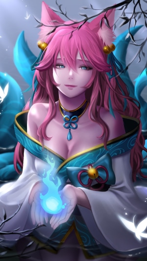 Ahri from League of Legends Spirit Blossom skin
