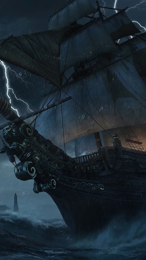 Lost Ark Ship in a Storm
