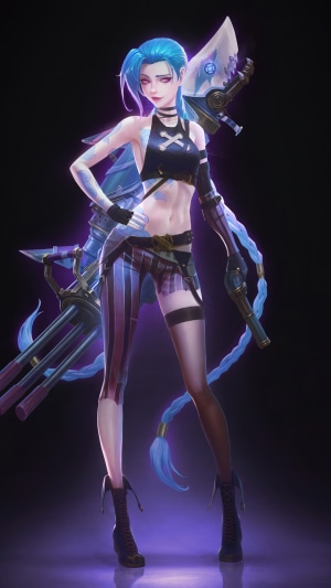 Jinx from Arcane League of Legends