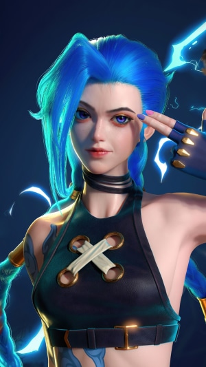 Jinx from Arcane and League of Legends