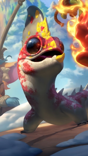 A small lizard creature from Legends of Runeterra
