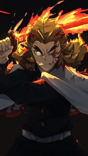 Kyojuro Rengoku from Demon Slayer: Kimetsu no Yaiba