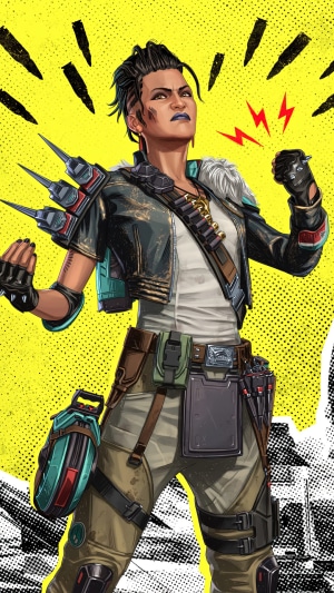 Mad Maggie from Apex Legends