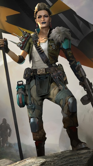 Mad Maggie from Apex Legends
