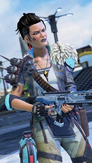 Mad Maggie from Apex Legends
