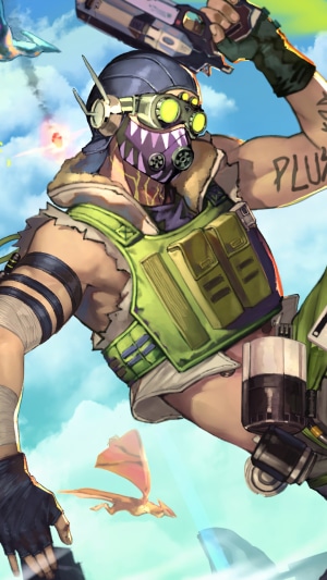 Octane from Apex Legends in action