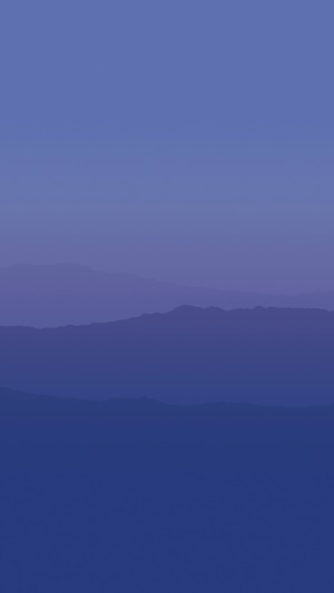 Minimalist landscape with layered mountains