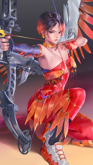 AORUS Girl with Bow and Arrow