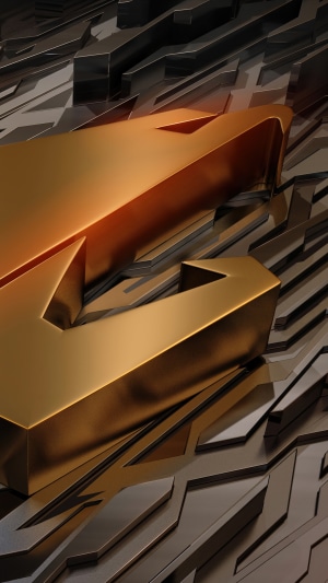 AORUS logo on a metallic background