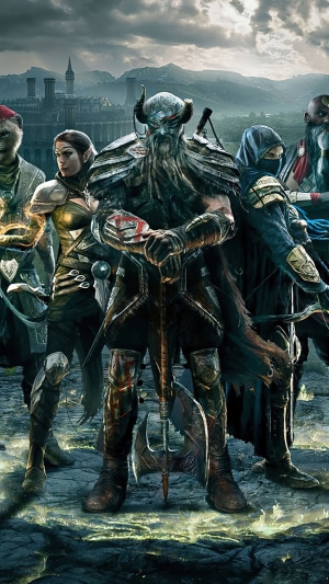 The Elder Scrolls Online characters in armor