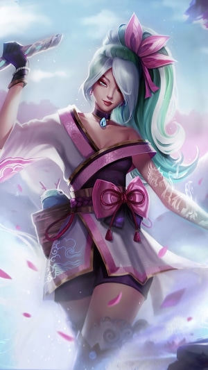 Akali Spirit Blossom Art from League of Legends