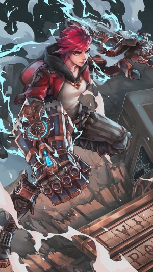 Vi from Arcane and League of Legends Artwork