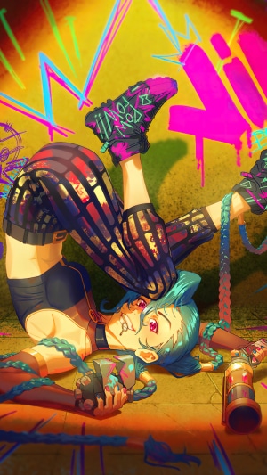 Jinx from Arcane and League of Legends