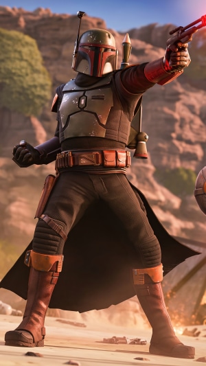 Boba Fett from Star Wars in Fortnite