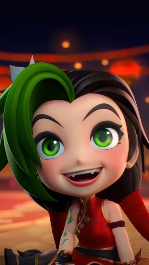 Chibi Jinx from Teamfight Tactics