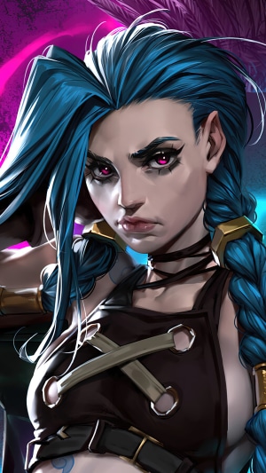 Jinx, Arcane, TV Series, Arcane - Series Phone HD Wallpaper