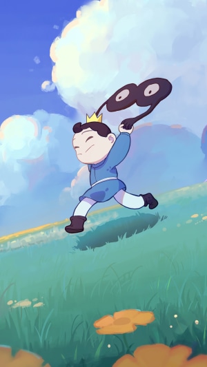 Bojji and Kage from Ranking of Kings running