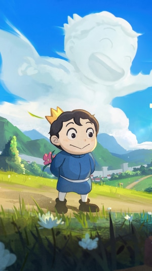 Bojji from Ranking of Kings with a cloud formation