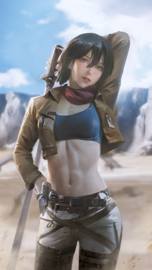 Mikasa Ackerman from Attack on Titan