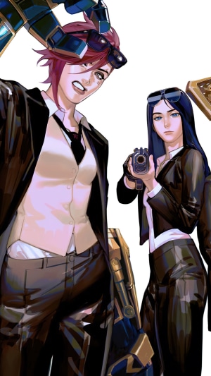 Vi and Caitlyn from Arcane