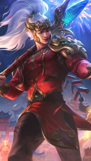 #1381078 Firecracker, Xin Zhao, LoL, Splash Art, League of Legends ...