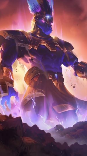 Worldbreaker Nasus from Legends of Runeterra