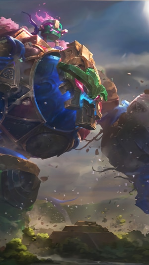 Worldbreaker Maokai from Legends of Runeterra